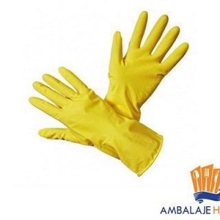 Manusi de menaj galbene, 1buc/set