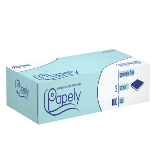 Servetele la cutie albe