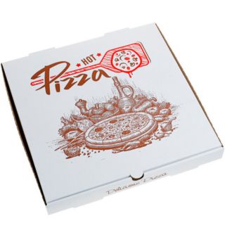 cutii pizza albe