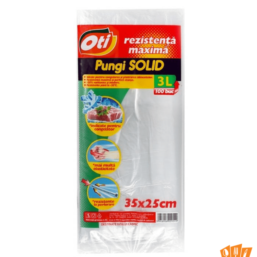 Pungi pentru congelator 3kg – 100buc