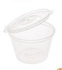 Sosiere din plastic cu capac atasat, 50 buc/set, 120gr