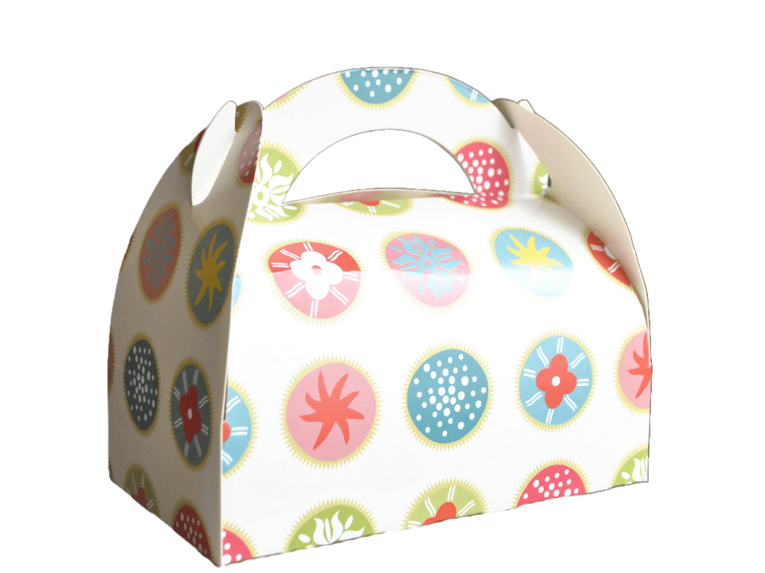 Cutie color cu maner 17x10cm