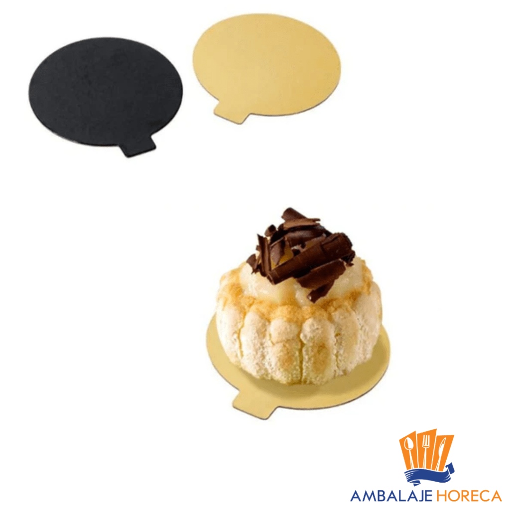 Disc auriu/negru Mono-Portie Ø8 cu maner, 1buc