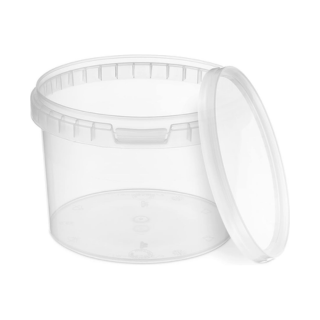 Galeata cu capac, transparenta, 500ml