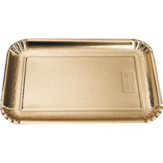 Tava aurie din carton 25x25cm