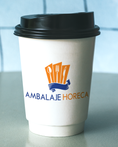 pahar cu logo Ambalaje Horeca