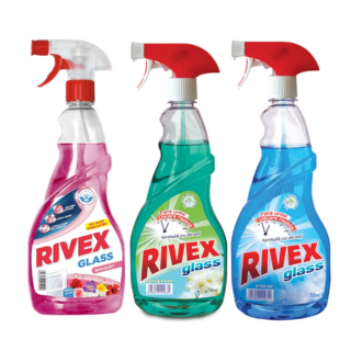 Detergent pentru geam cu pulverizator, Rivex 750ml