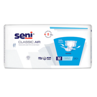 Scutece pentru adulti Seni Classic Air Medium, 30 buc